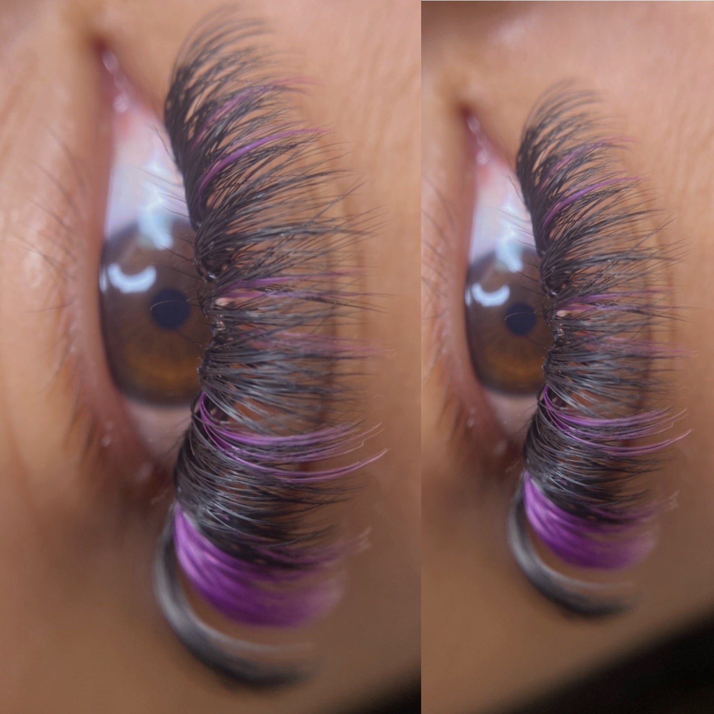 Colored Lash Extensions