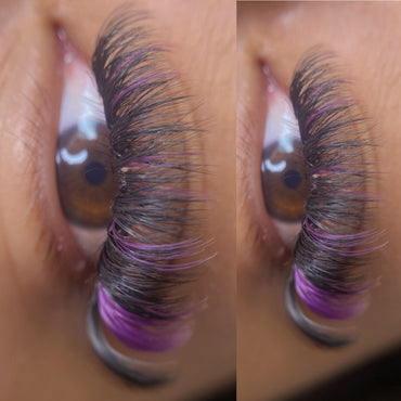 Colored Lash Extensions