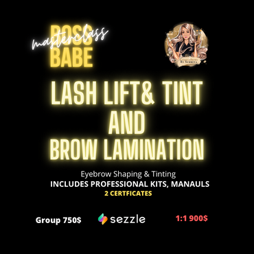 Brow Lamination and Lash lift/tint Training