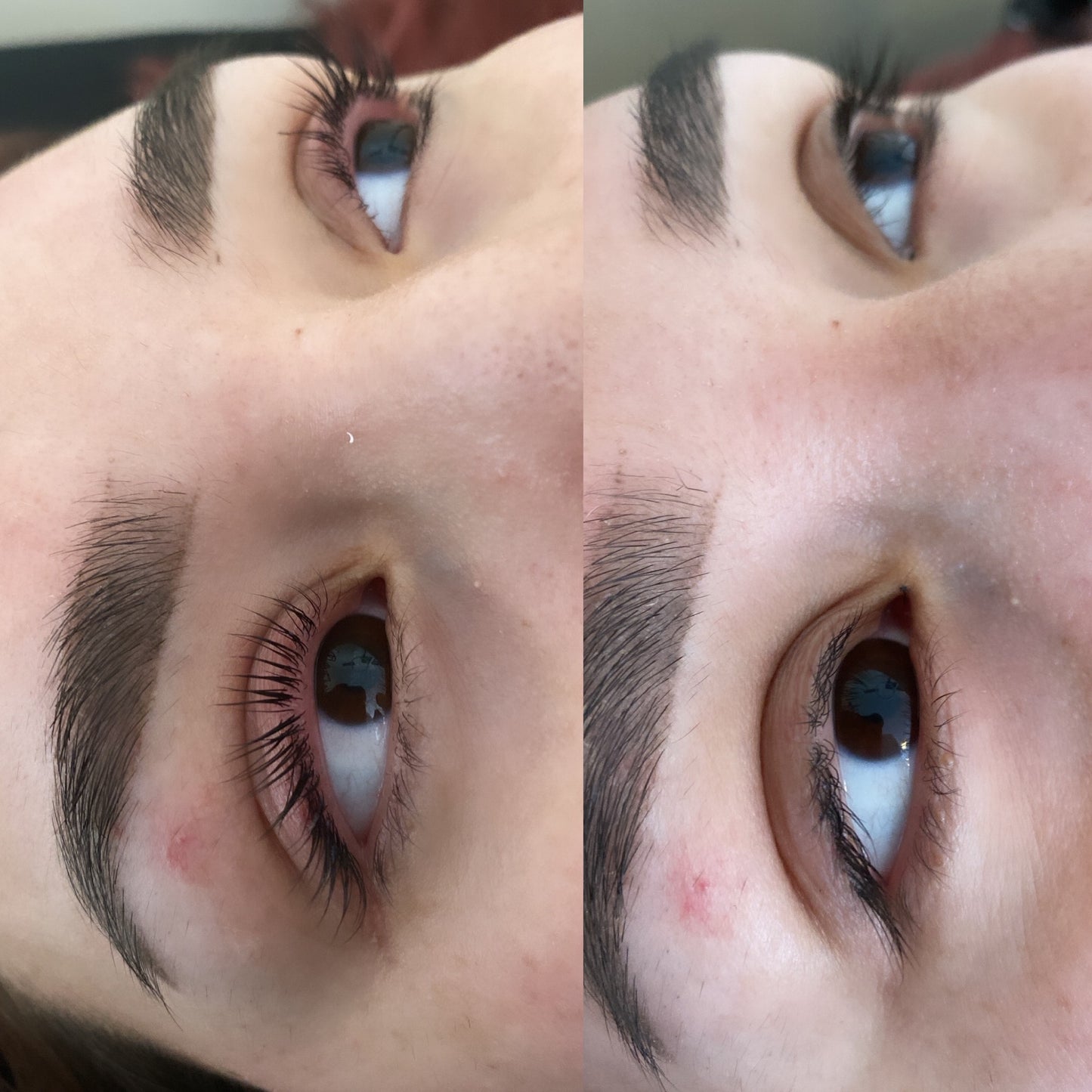 Lash lift and tint