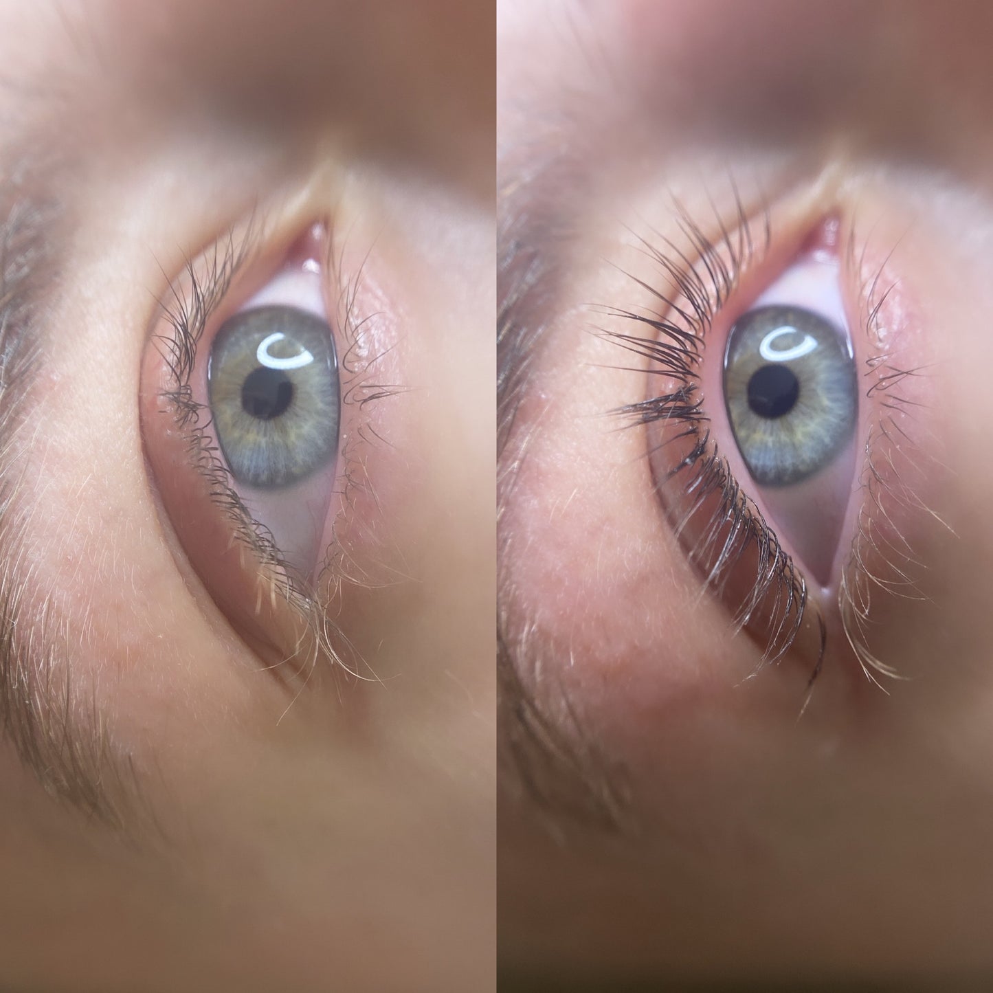 Lash lift and tint
