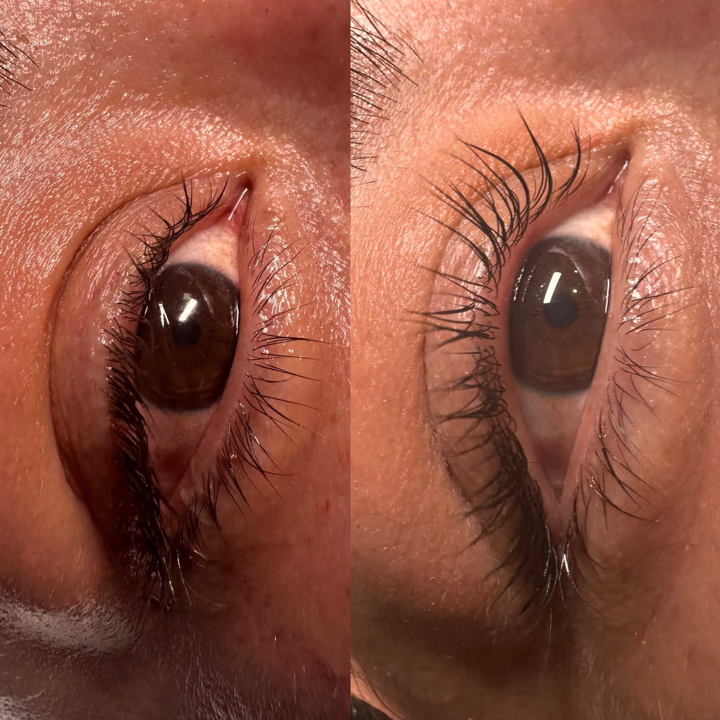 Lash lift and tint