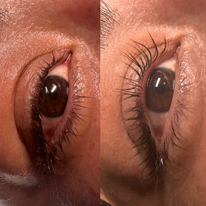 Lash lift and tint