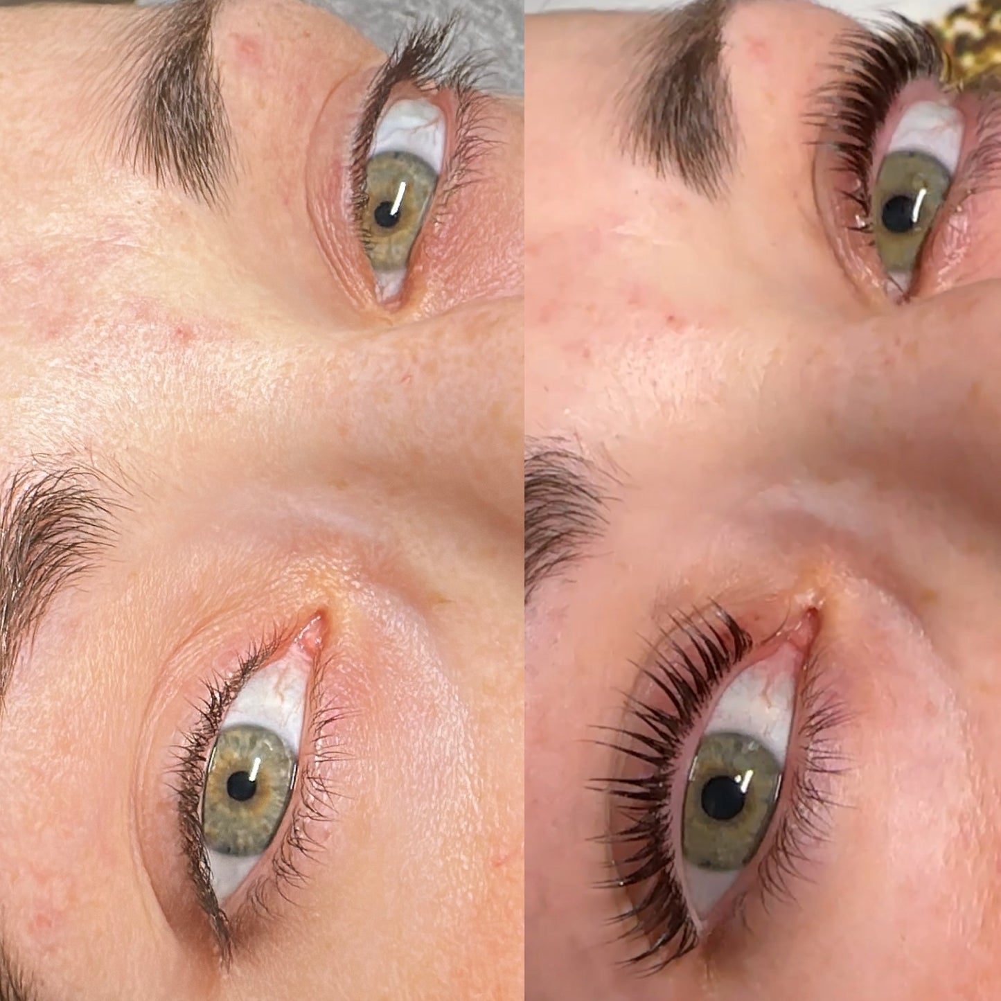 Lash lift and tint