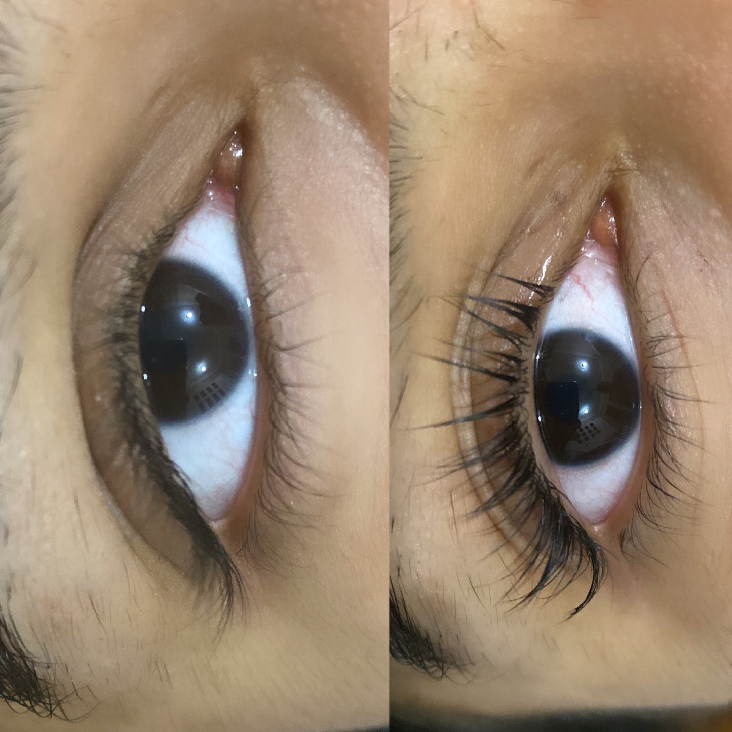 Lash lift and tint