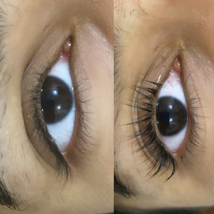 Lash lift and tint
