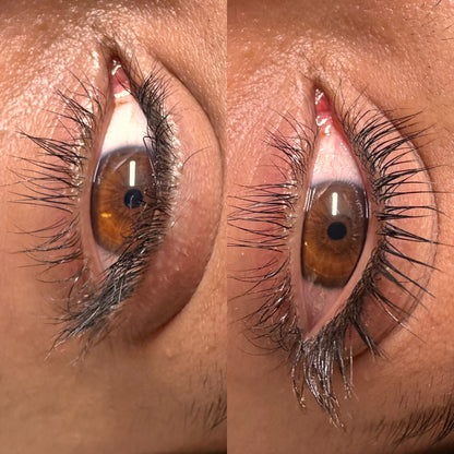 Lash lift and tint
