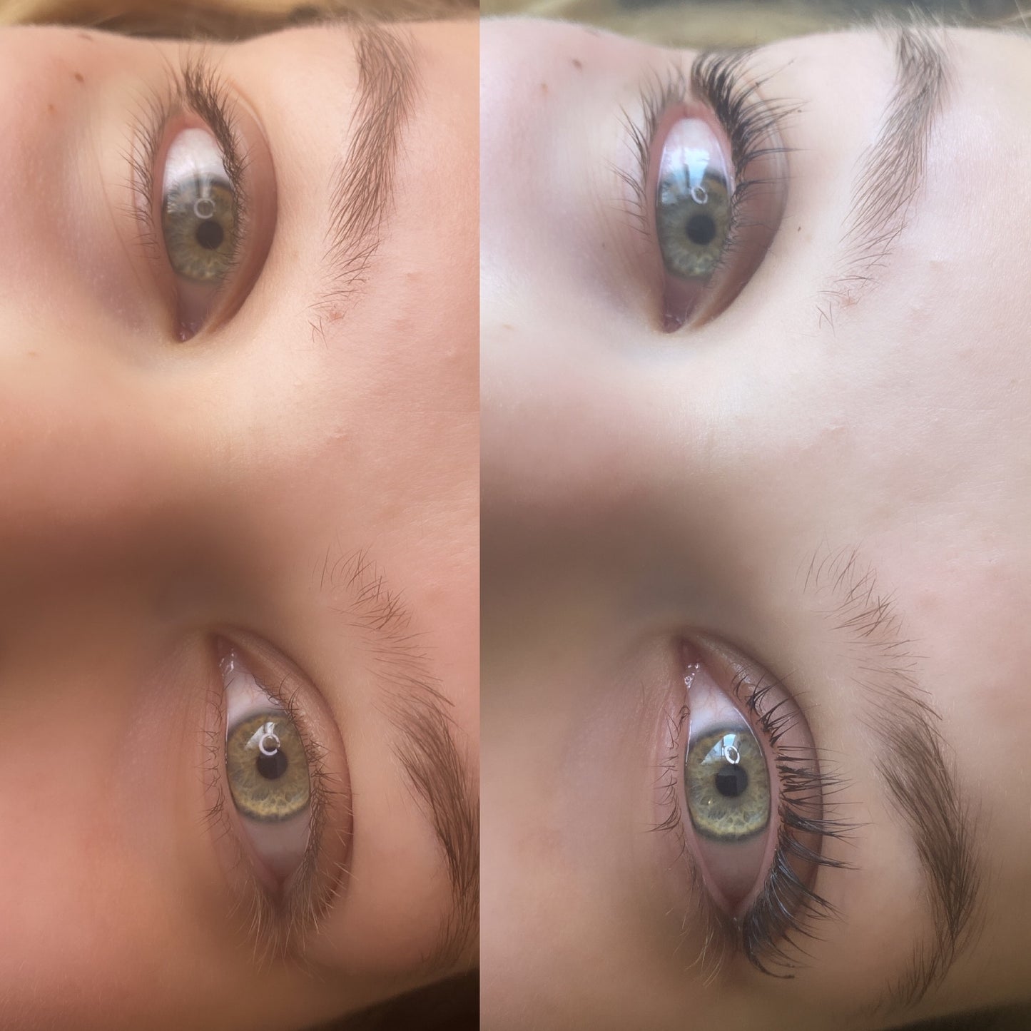Lash lift and tint