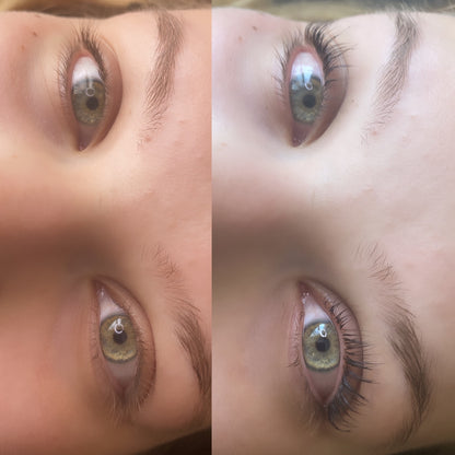 Lash lift and tint