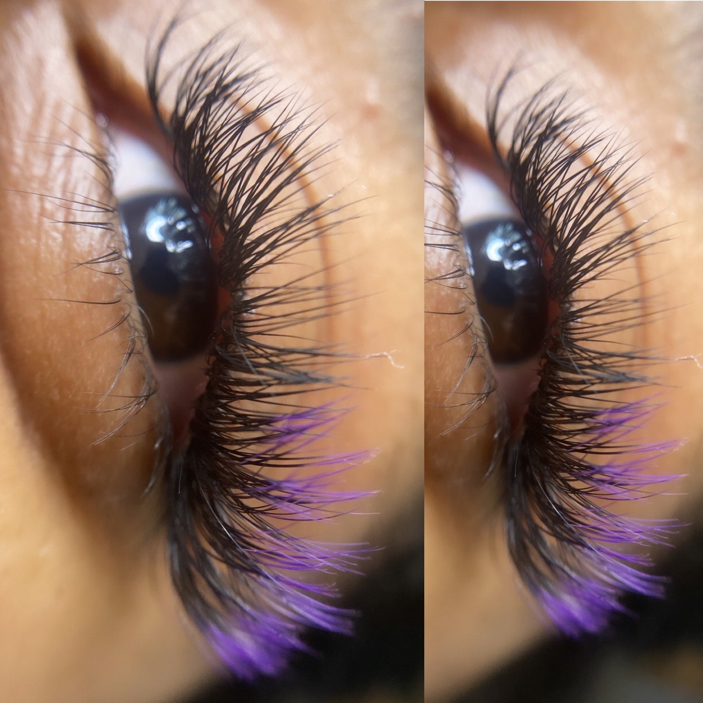 Colored Lash Extensions