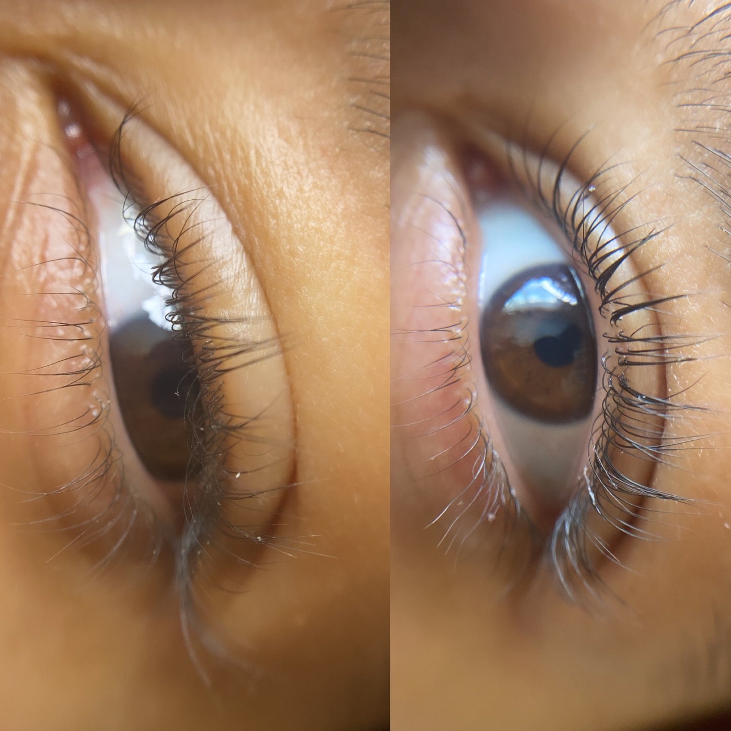 Lash lift and tint