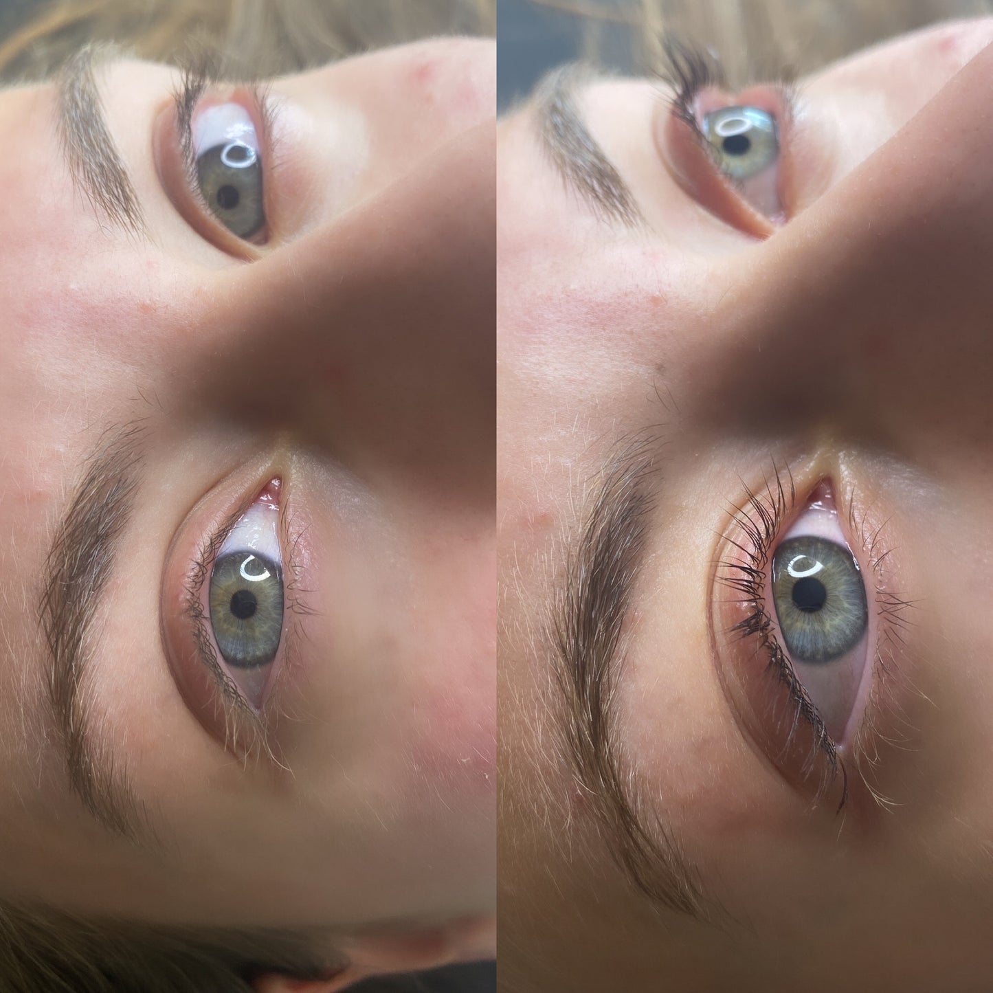 Lash lift and tint