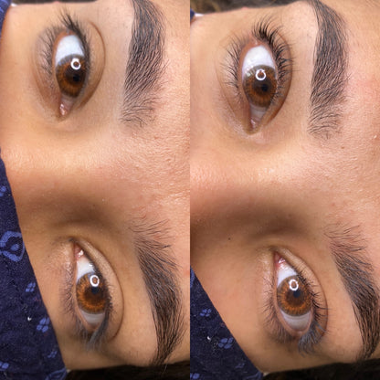 Lash lift and tint