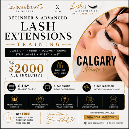 CALGARY Lash extensions training