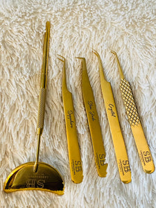 Gold Tweezer collection