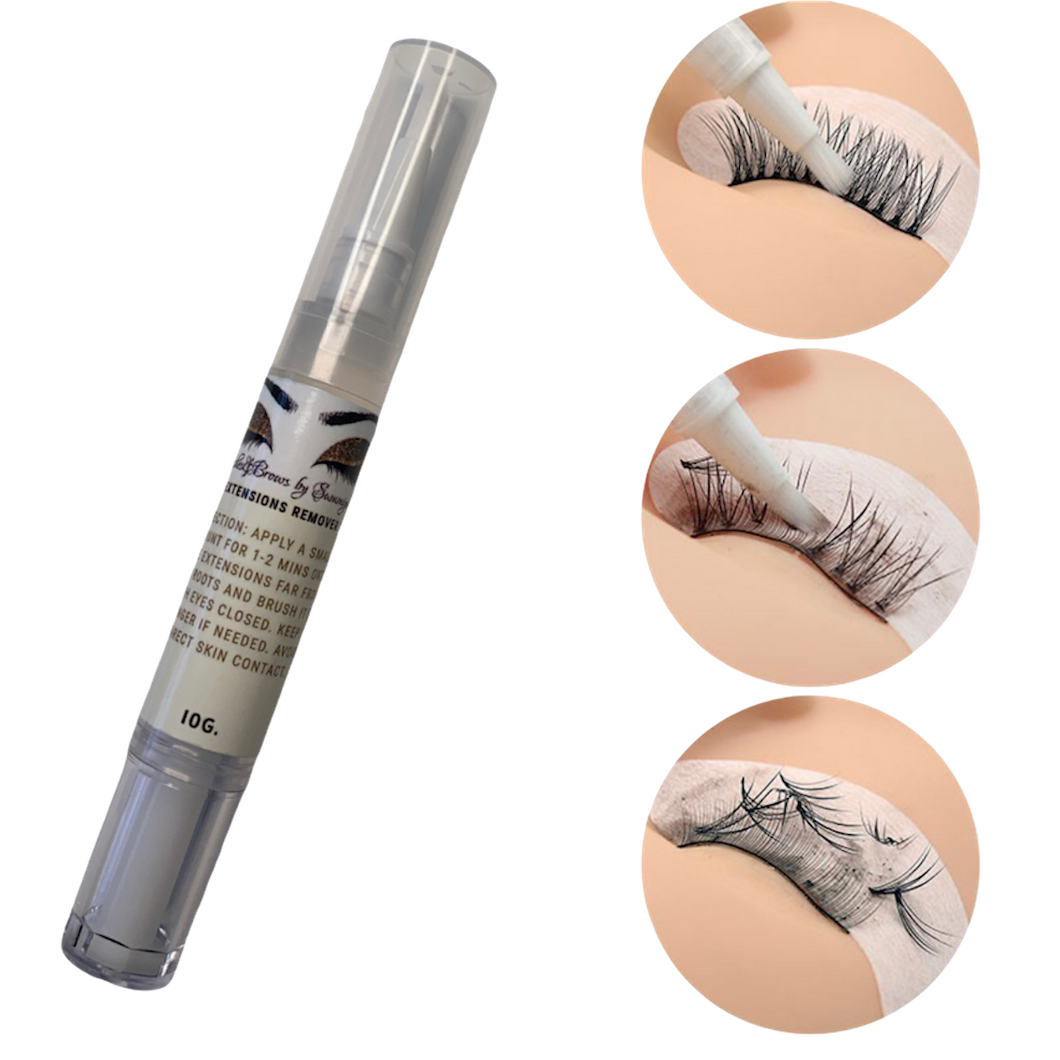 Lash extensions gel remover pen