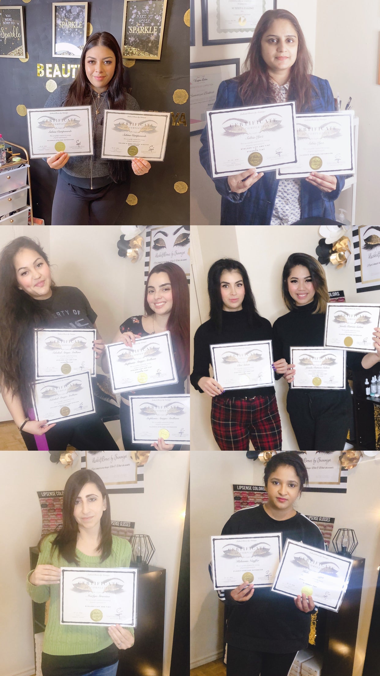 CALGARY Lash extensions training